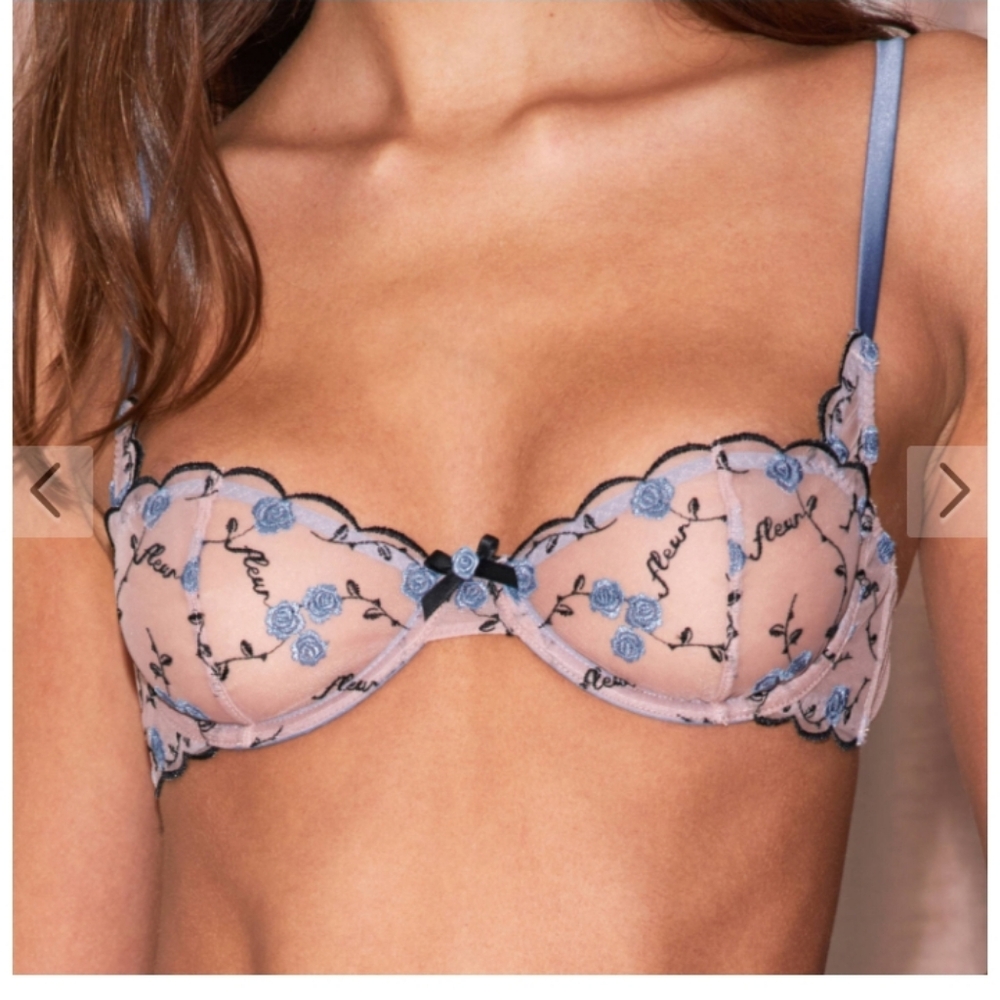 Fluer Du Mal Vine and Rose Bra